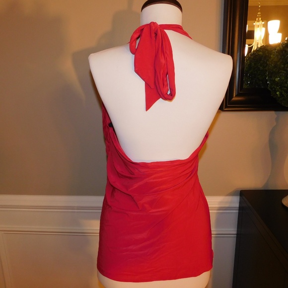 Red Halter Tie Neck - 1X - BRAND NEW - Picture 3 of 5